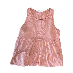 Rose colored Tank Top. Size L.